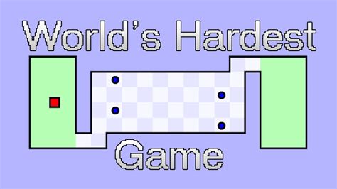 In the <b>game</b>, you control a square from the beginning position to the destination. . Hardest game in the world unblocked